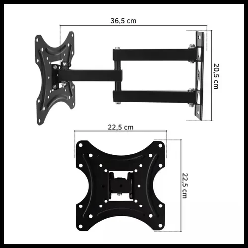 SOPORTE PARA TV CON BRAZO SOPORTA 17" a 42" 3