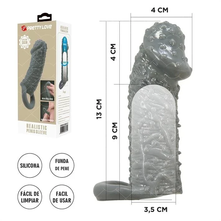 Funda para pene realistica 