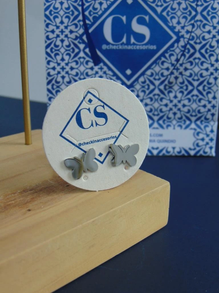TOPO ACERO PLATE SEGURIDAD MARIPOSA 
