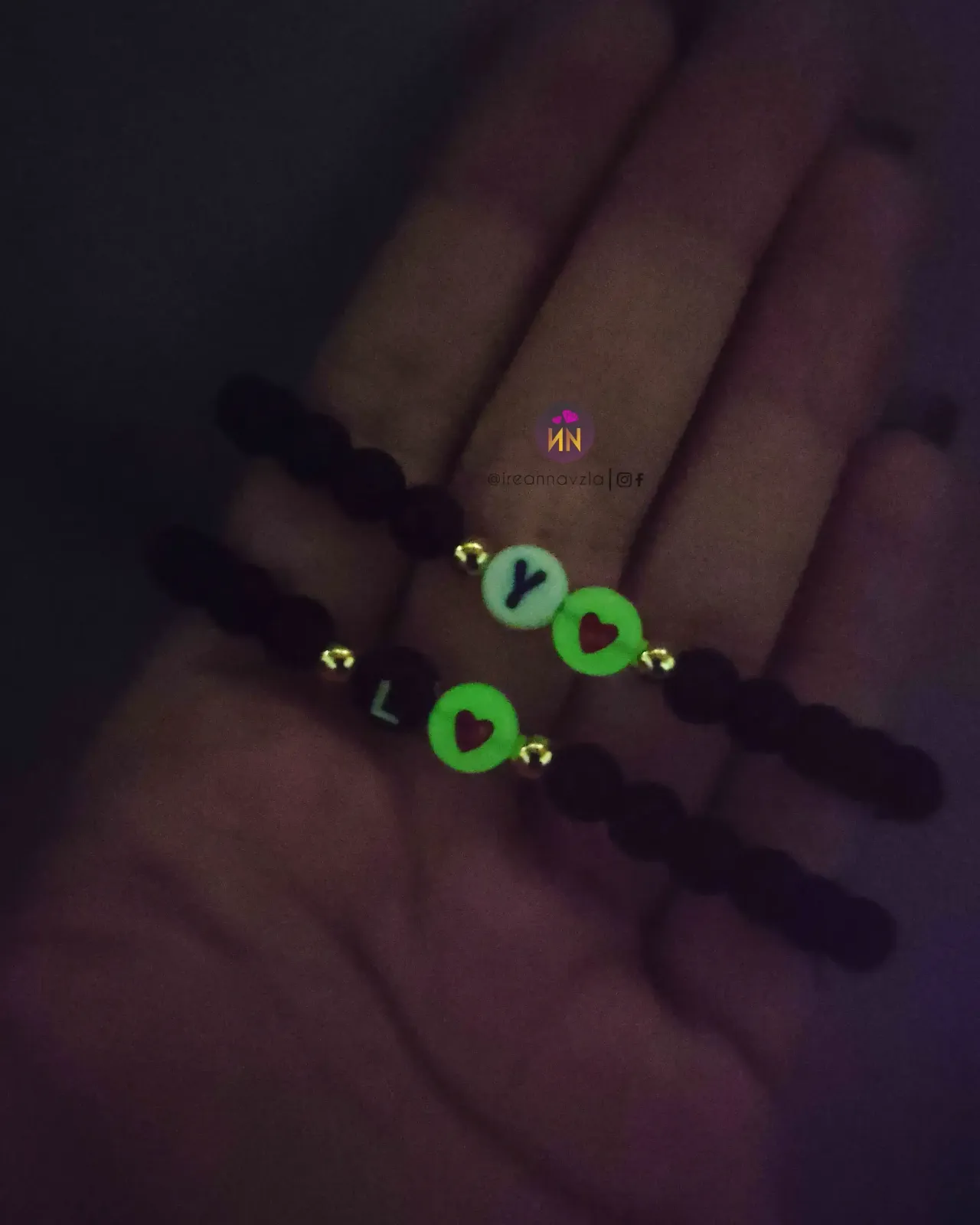 Pulseras brillo en la oscuridad  2