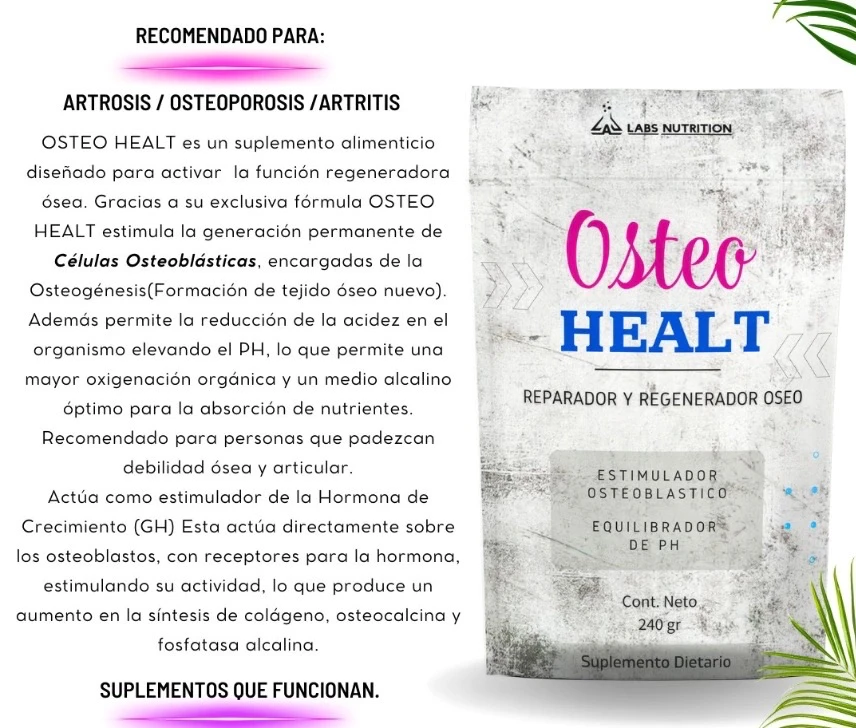 Osteo Healt (Regenerador óseo) 2