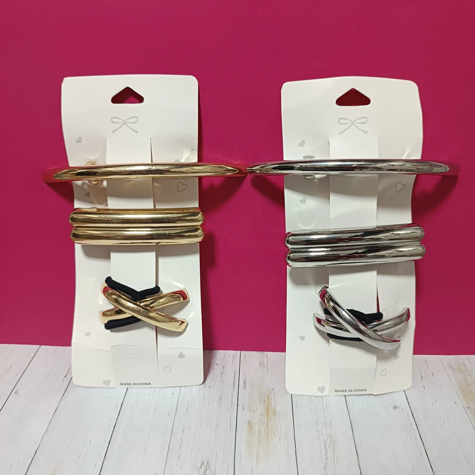 TRIO HEBILLA METALICA 