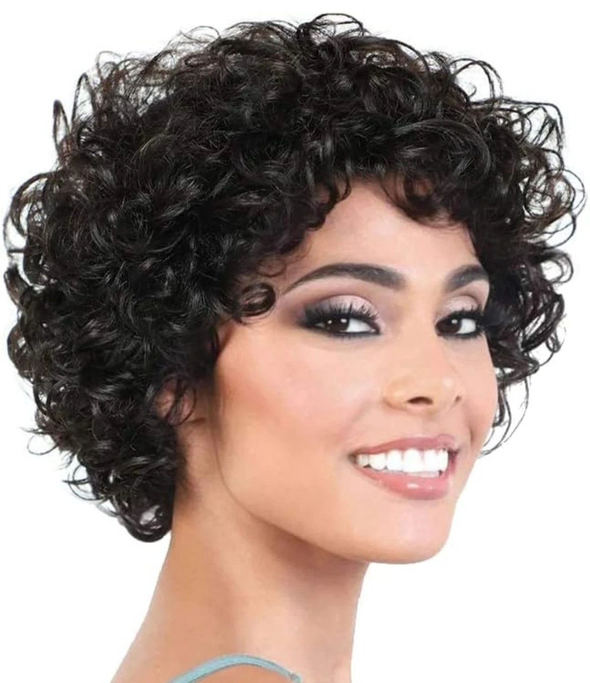 Pelucas de cabello humano, sin pegamento