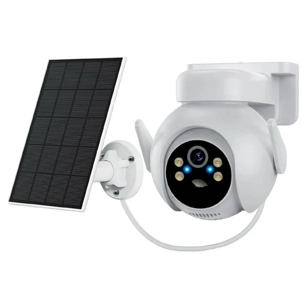 Camara de Seguridad INT/EXT WIFI Doble Solar XION