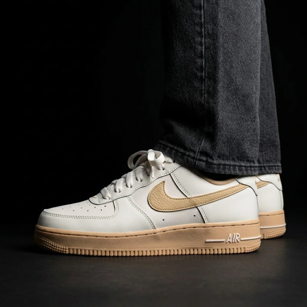 TENIS NIKE AIR FORCE 1 LOW '07 SAIL SESAME 