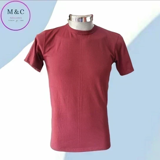 Playera lisa G algodon manga corta 5