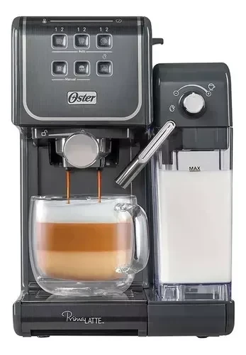 Cafetera Expresso Oster Cappuccino Latte Capsulas BVSTEM6801 Negro 2