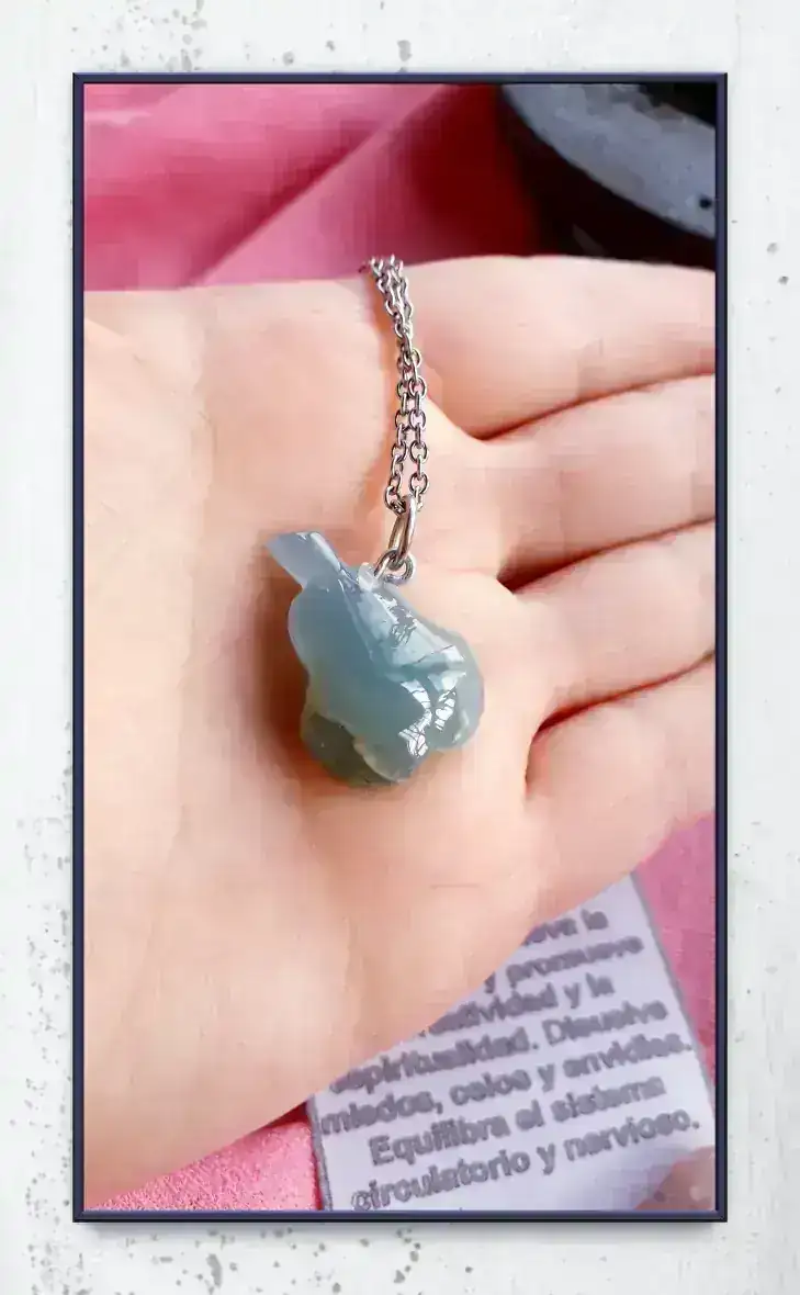 Dije ágata verde 3