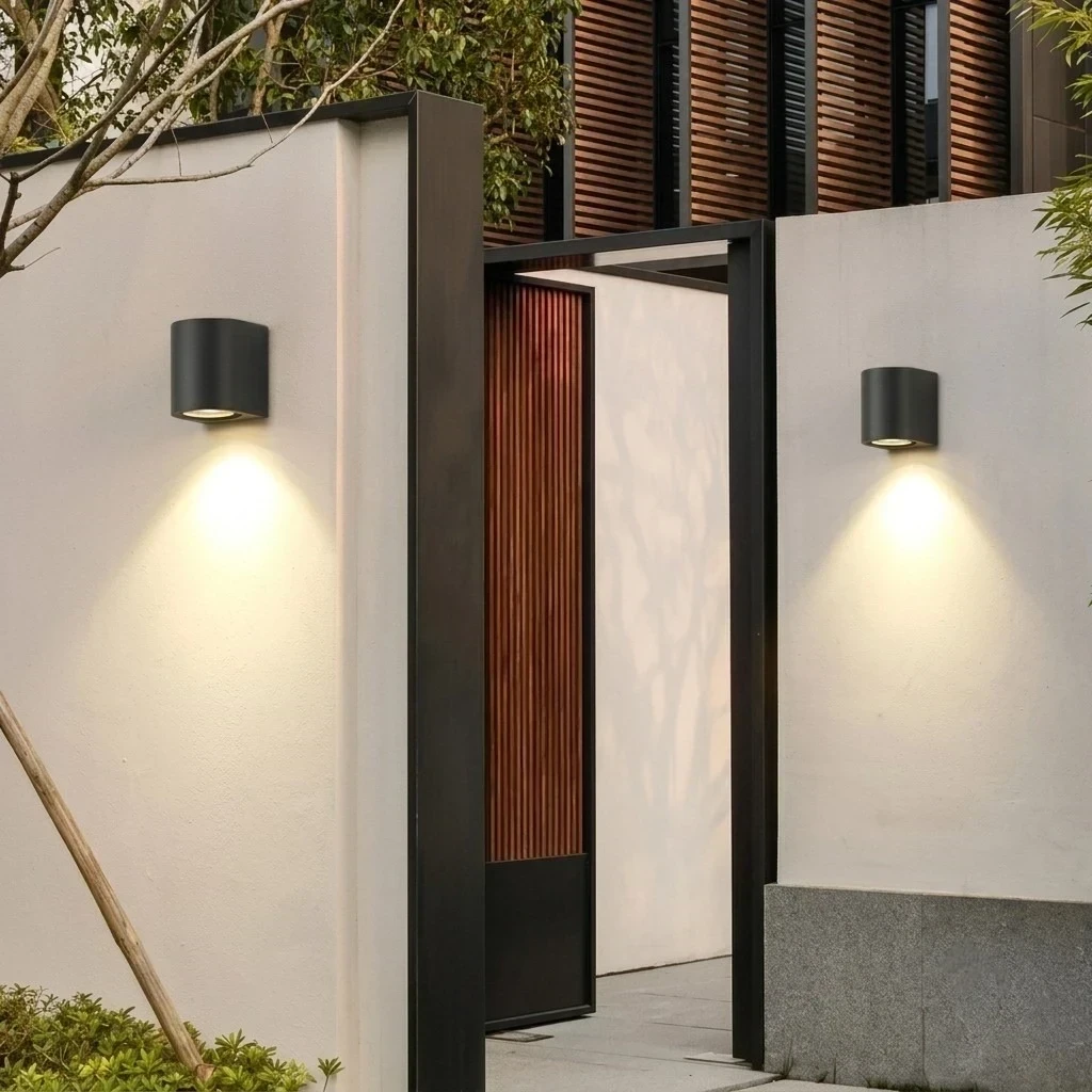 APLIQUE PARED NEGRO ENSI IP65 1L GU10 3