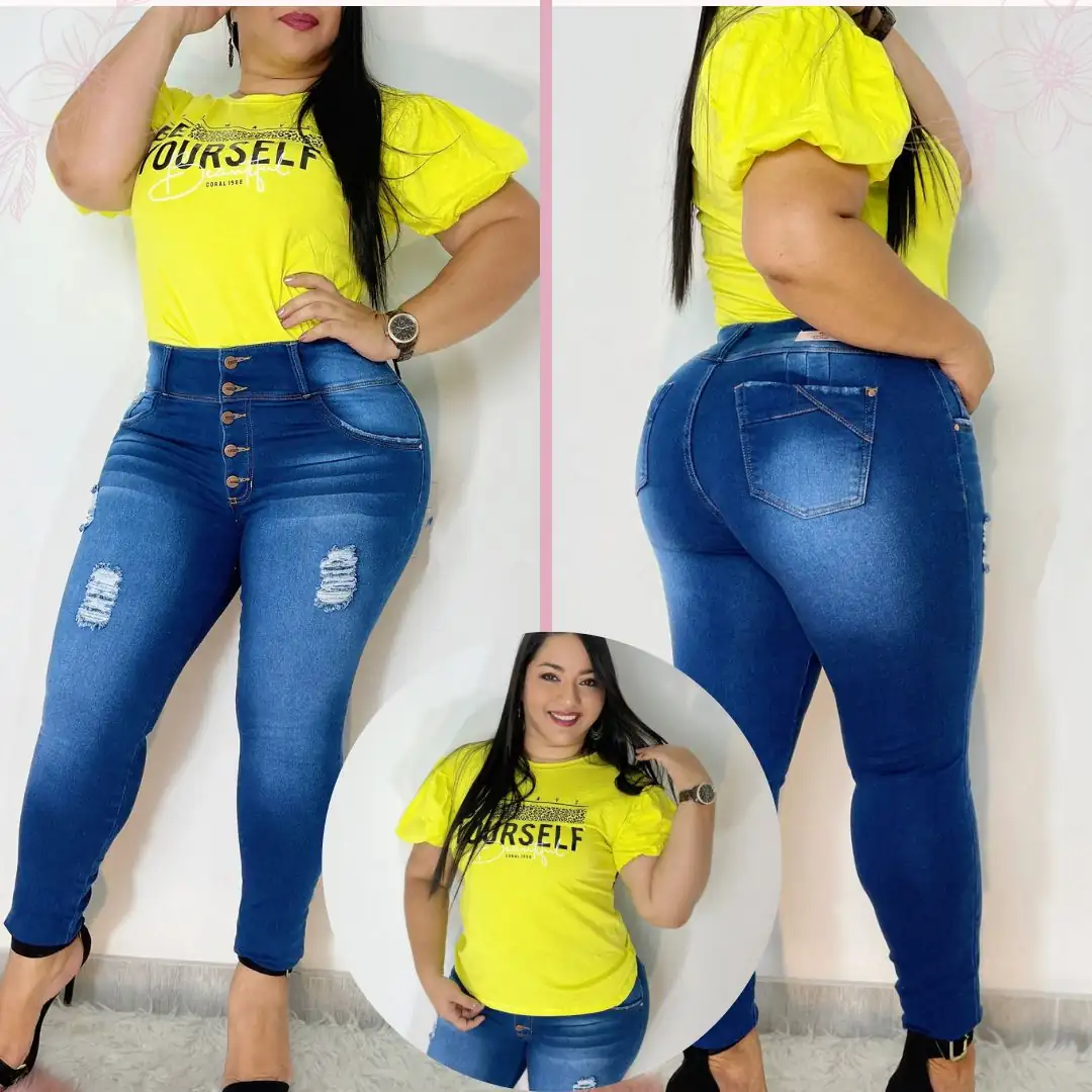Jeans Rotos Talla Plus 2