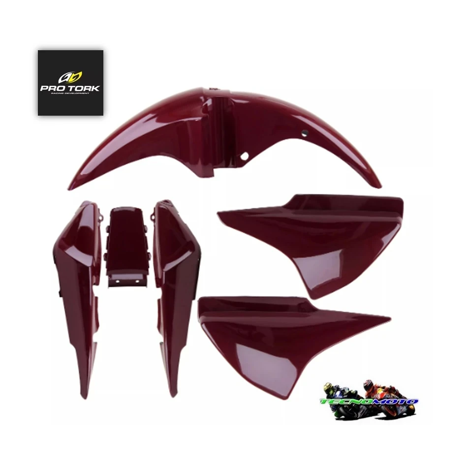 KIT PLASTICOS HONDA 150 TITAN (6 PCS) ROJO -48945