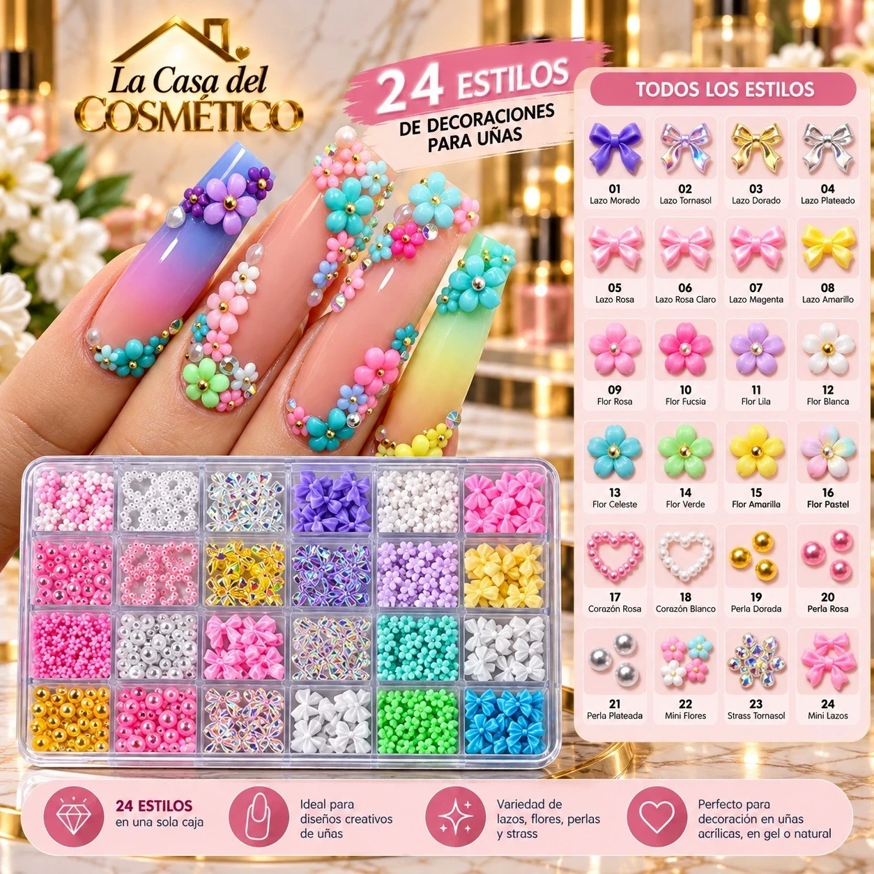 lumera set de decoracion jardin encantado 3d