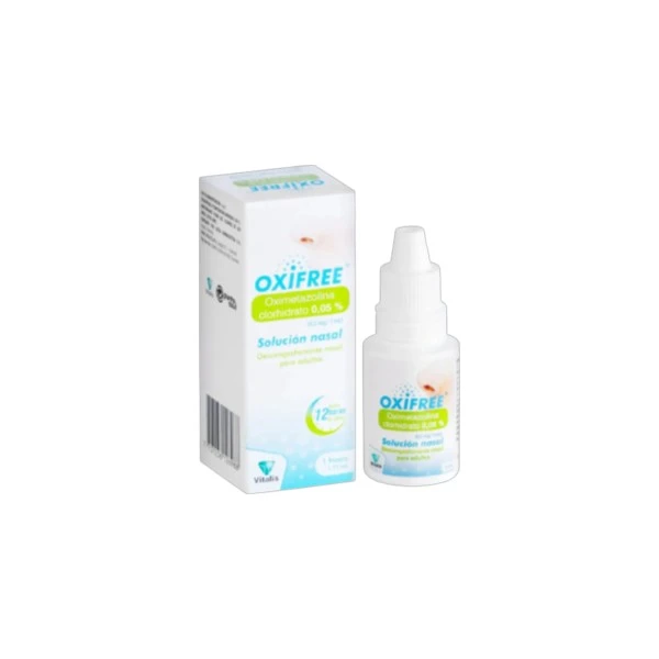 OXIFREE SOLUCION NASAL 0.5% ADULTOS 15ML OXIMETAZOLINA