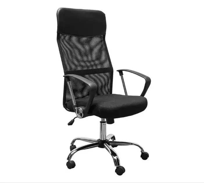 Silla de oficina con respaldo de malla