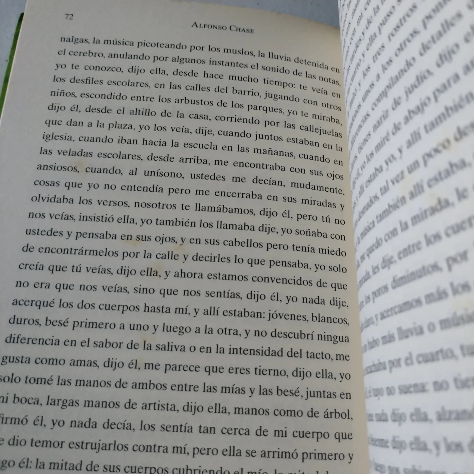 Mirar con inocencia, Alfonso Chase, usado 3
