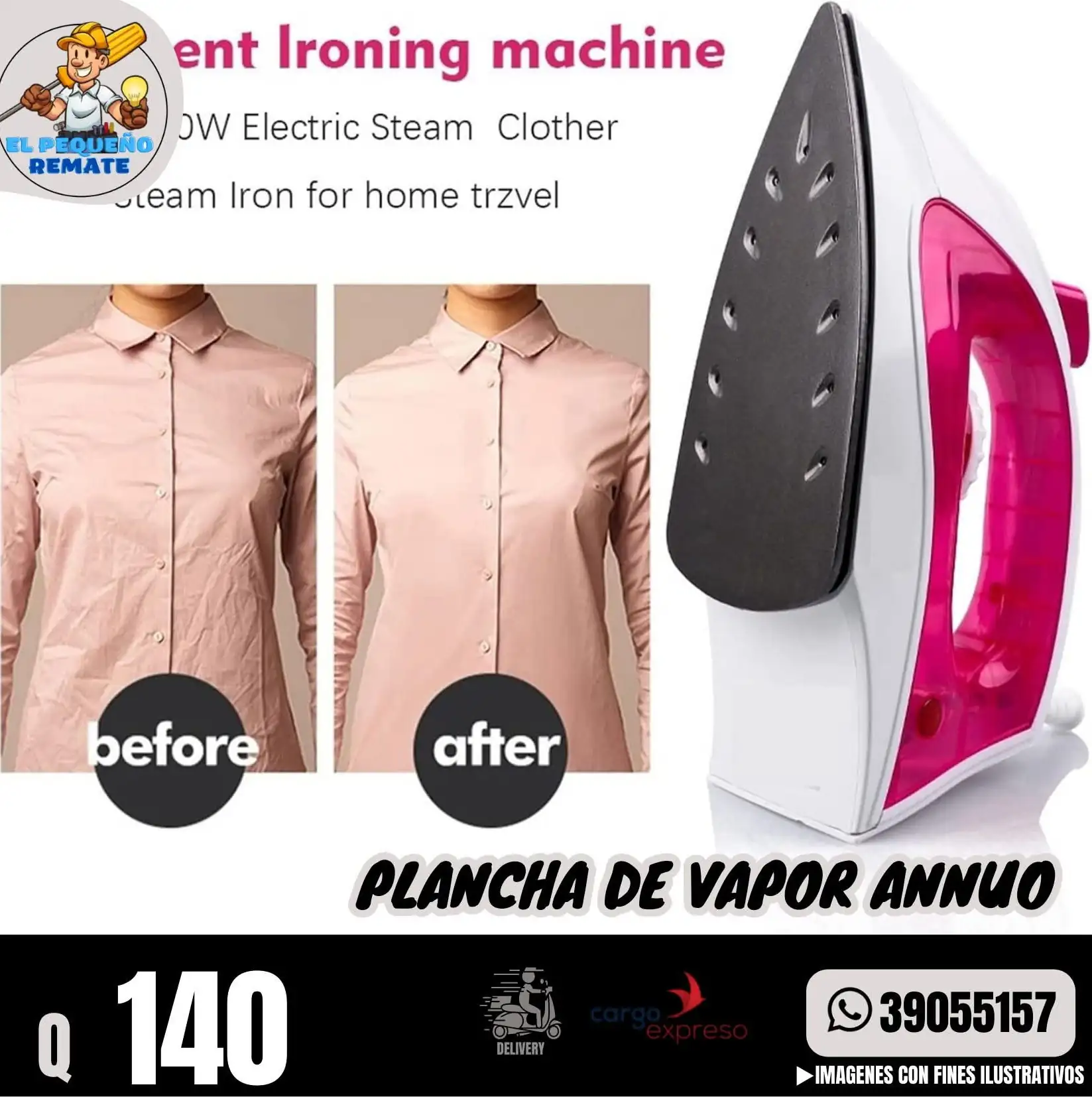 PLANCHA DE VAPOR ANNUO 4