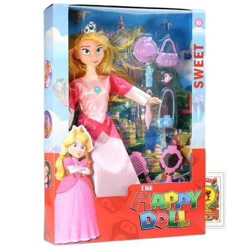 MUÑECA PRINCESA PEACH + ACCESORIOS