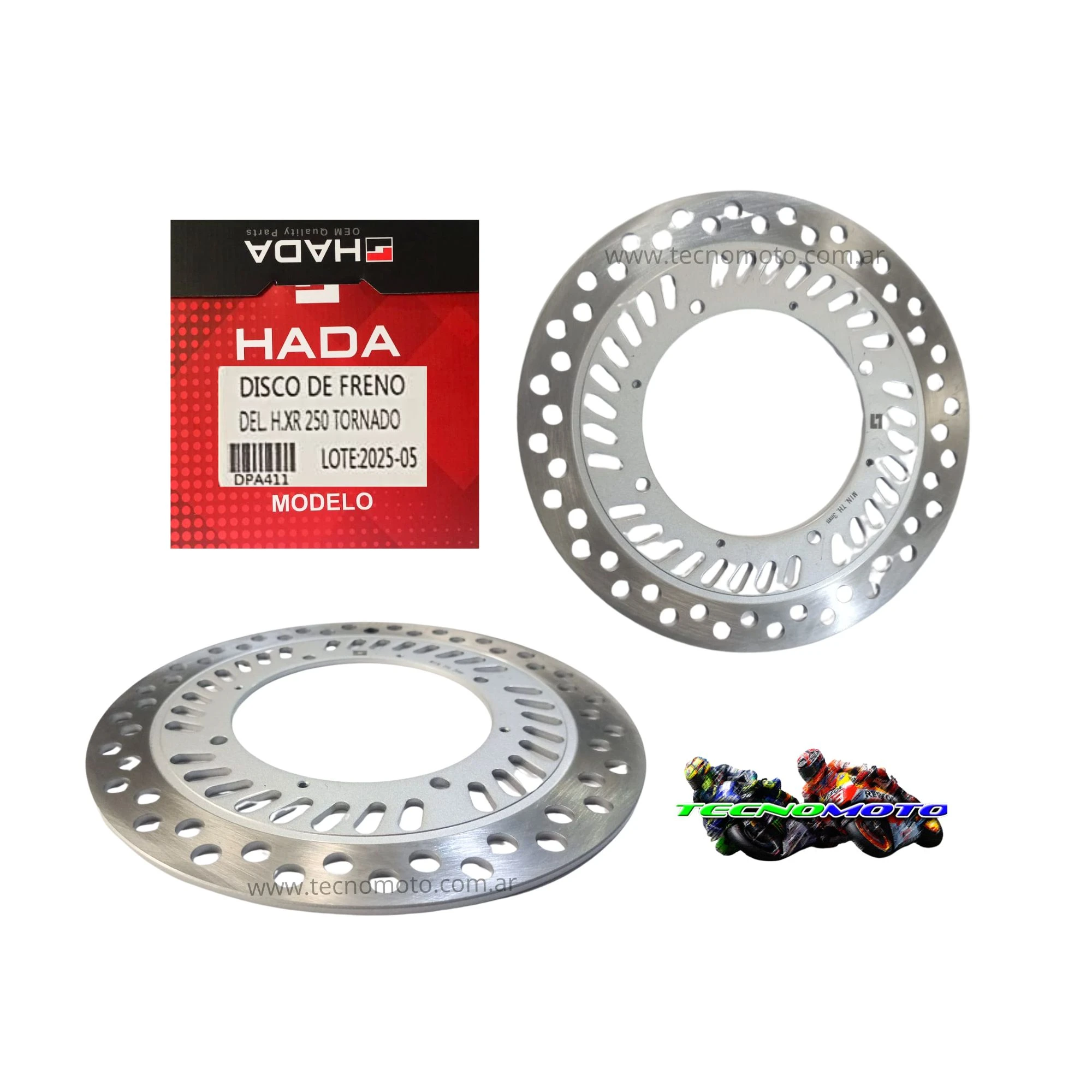 DISCO FRENO HONDA 250 TORNADO M/N -DEL.    -49283