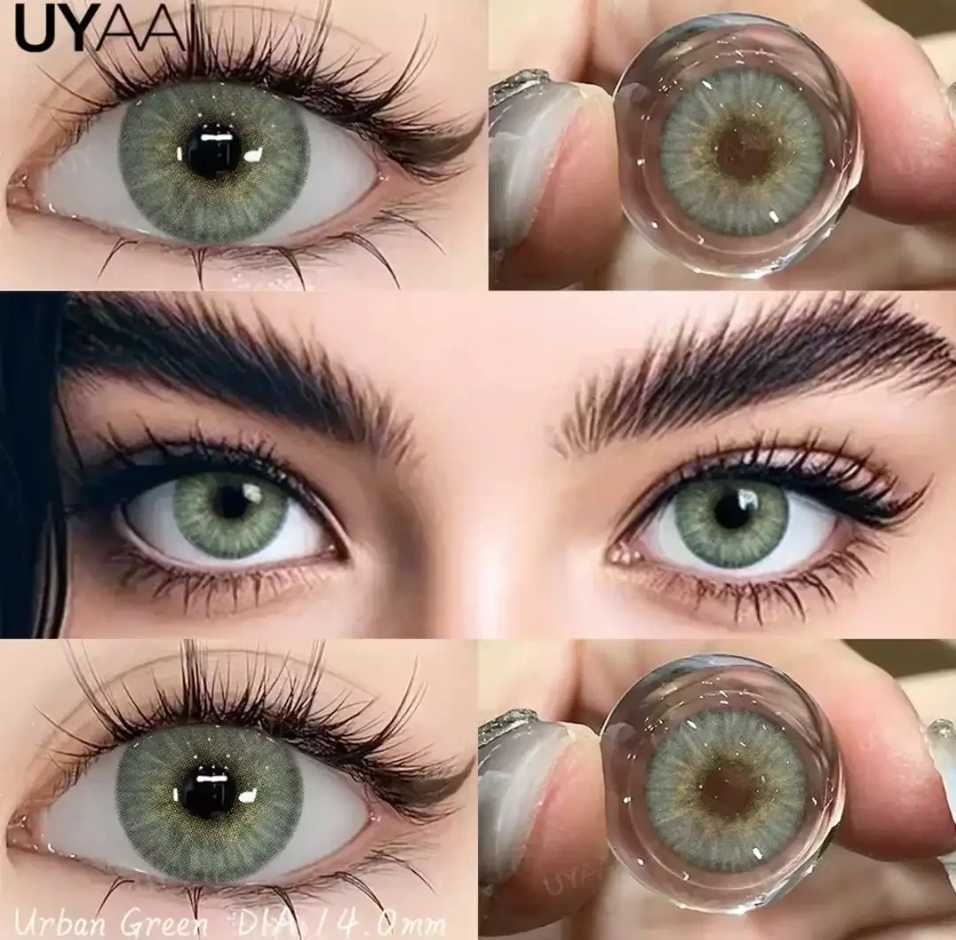Lentes de contacto - New New York Urban Green - PUPILA REDUCIDA  7