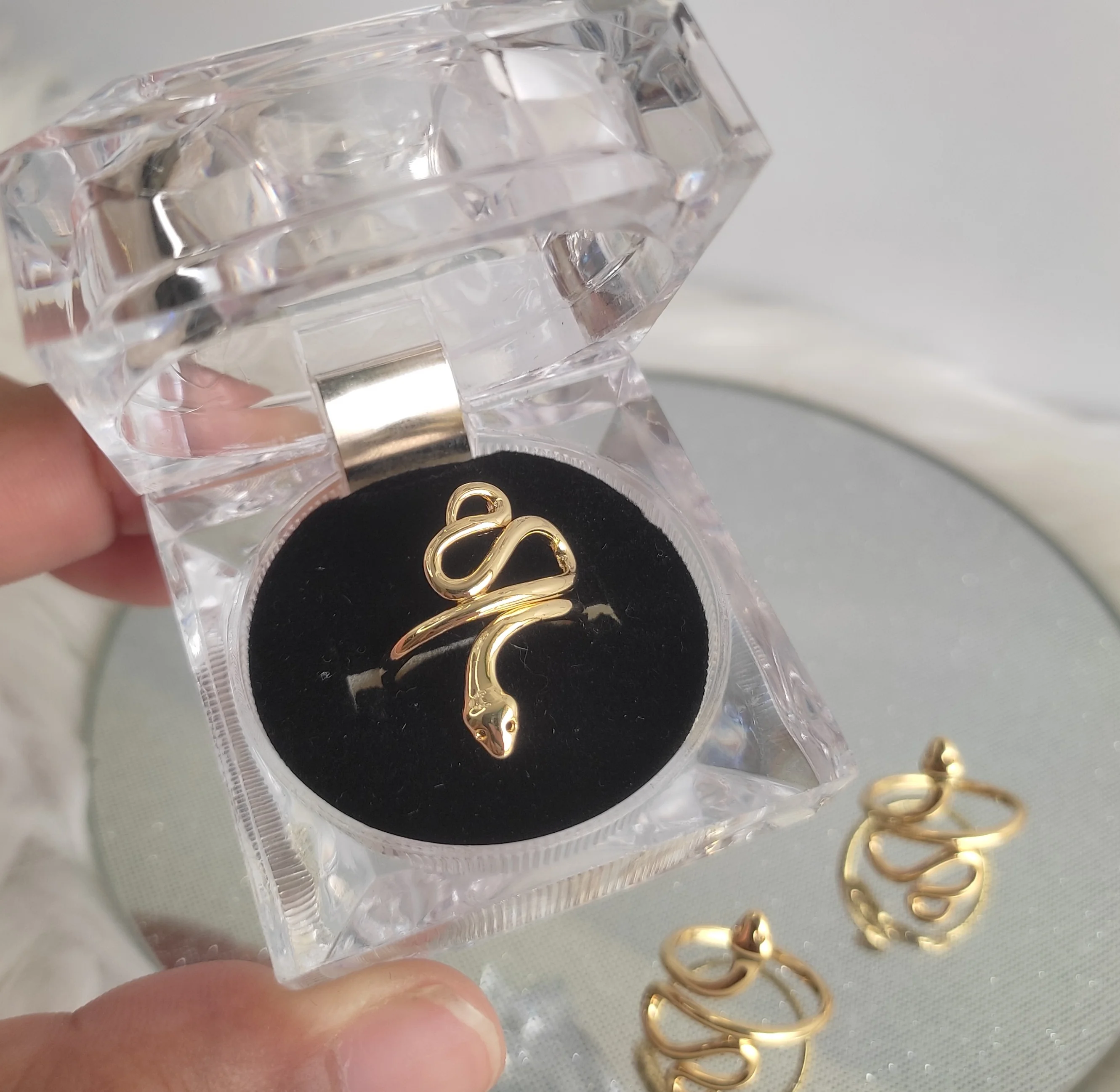 ANILLO AJUSTABLE SNAKE SENCILLO