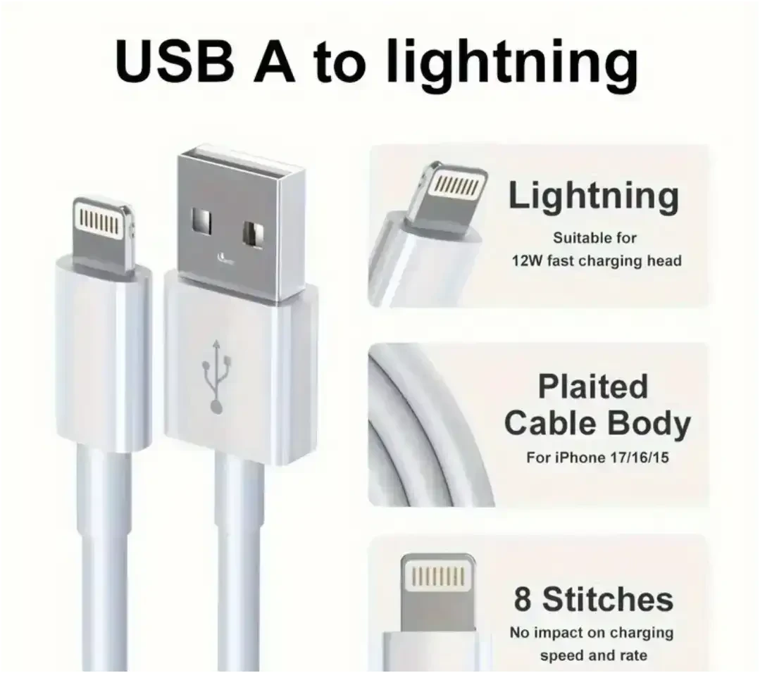 Cable USB iPhone  2