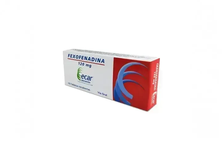 FEXOFENADINA 120 MG X 10 TBL ECAR