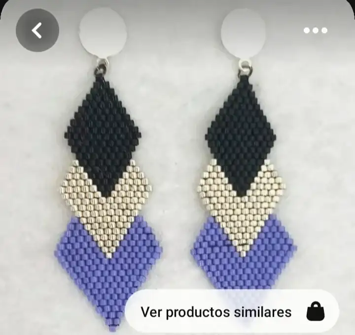 Aretes en 3 Rombos  7
