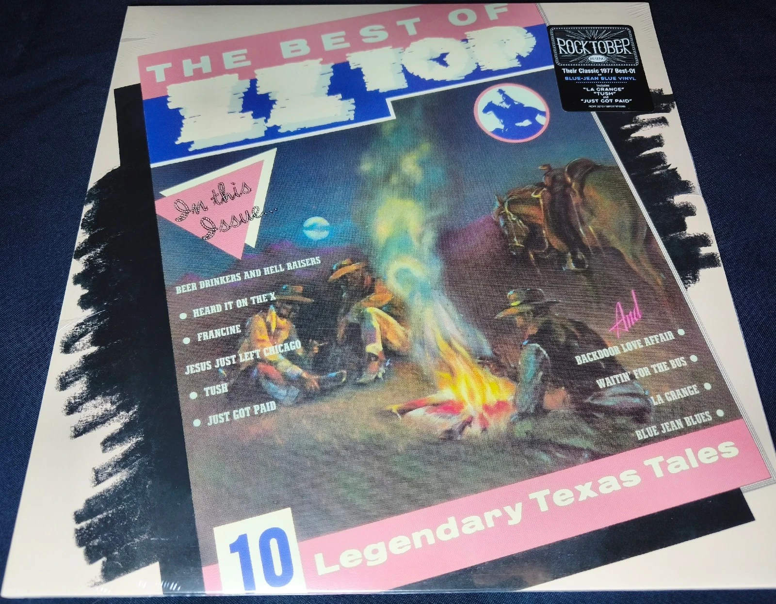 Zz Top - The Best Of (VINILO BLUE JEAN)(MADE IN NETHERLANDS)