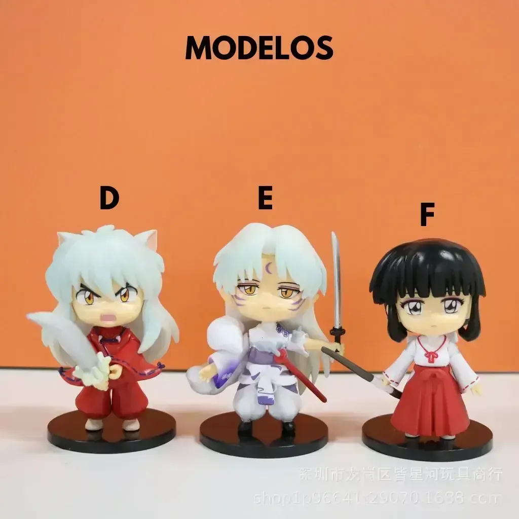 FIGURAS INUYASHA 10CM  2