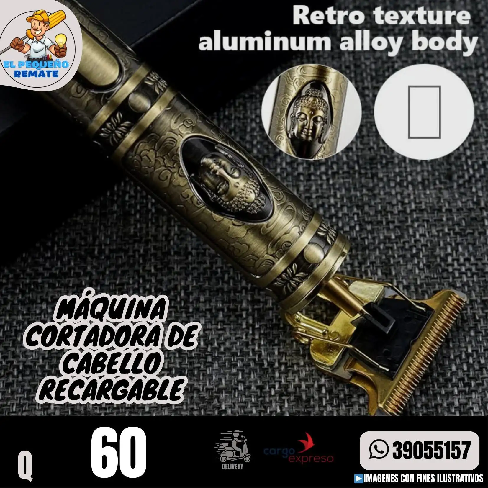 MÁQUINA CORTADORA DE CABELLO RECARGABLE S 2