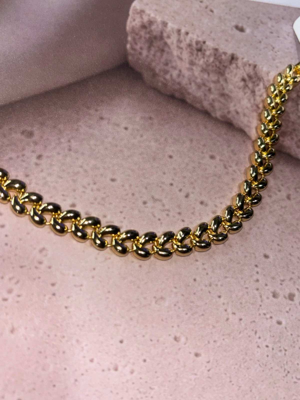 pulsera oro laminado 