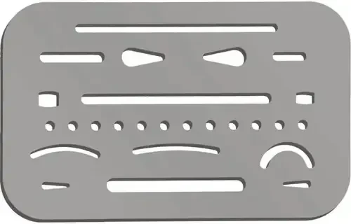 Calaveras metalica para dubujo 