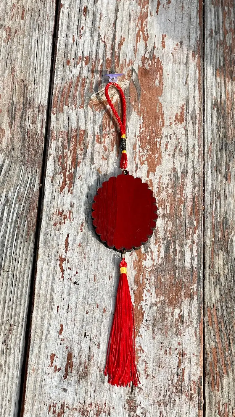 Colgante para espejo retrovisor de la Virgen María 3