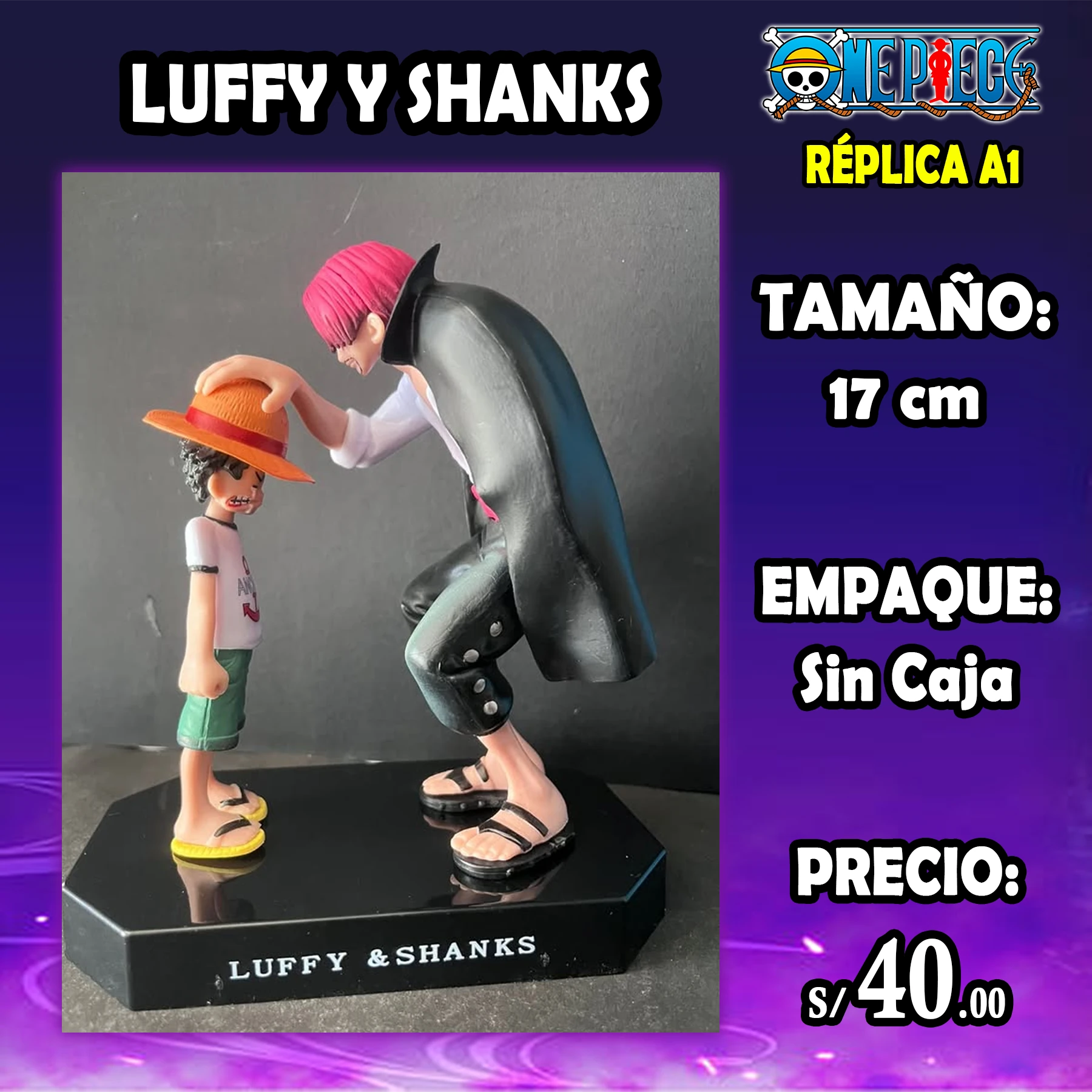 Luffy Y Shanks (RÉPLICA)