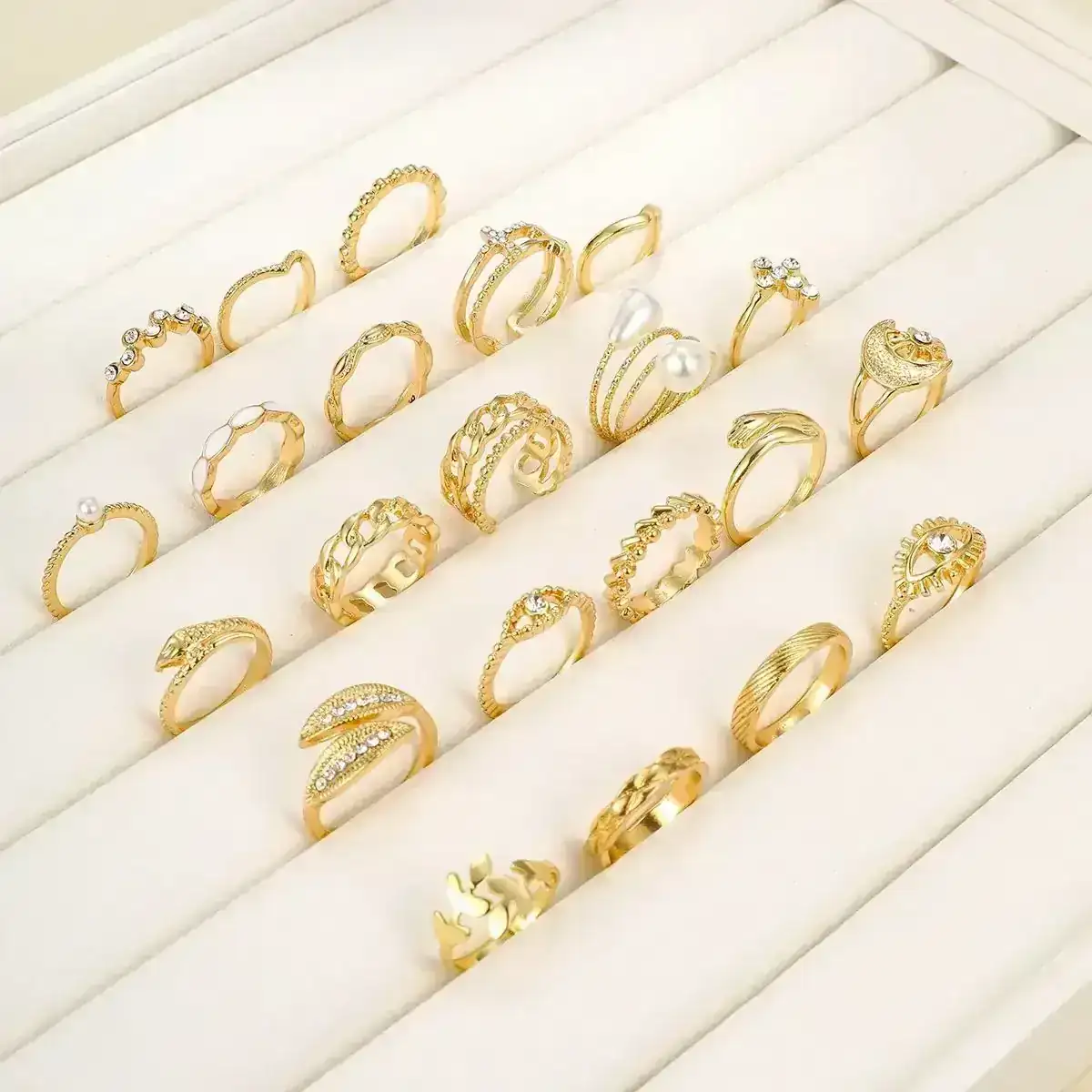 Set x22 Anillos Perlau REF: D16 2