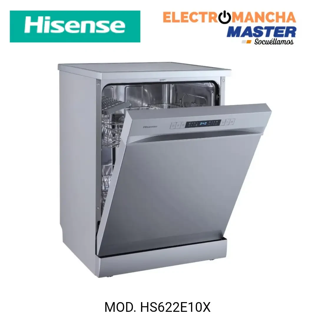 LAVAVAJILLAS HISENSE HS622E10X E INOX 2
