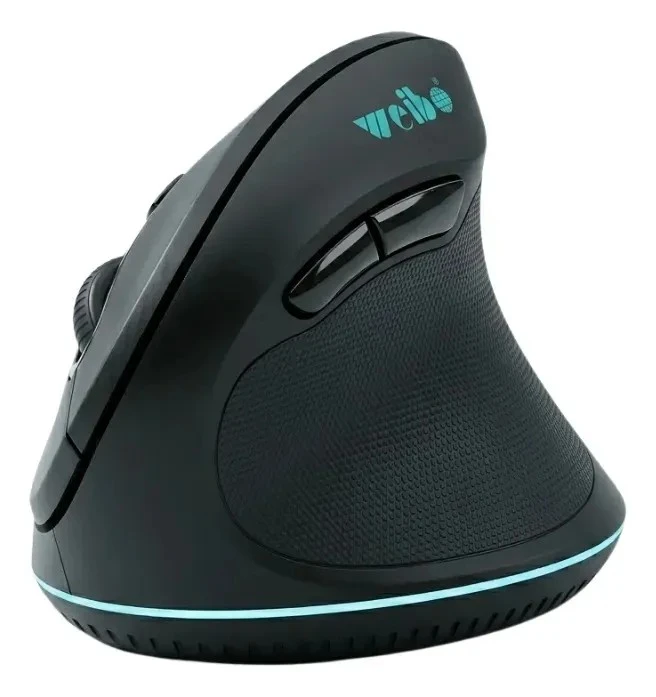 Mouse Ergonómico Vertical USB con Iluminación RGB Weibo WB-888 | Electrónica Joma 2