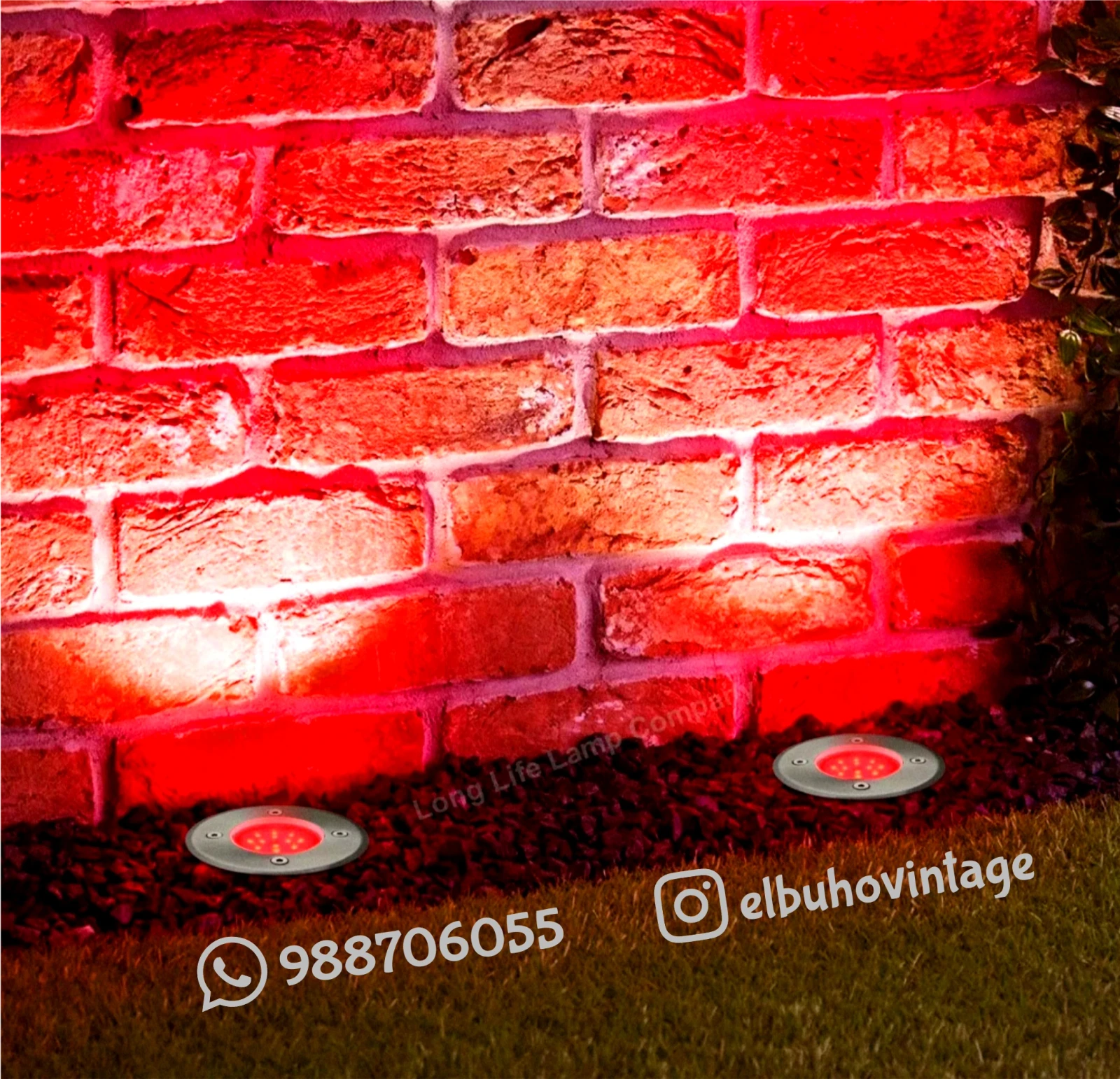 SPOT PARA PISO CON LUZ RGB 9W 5