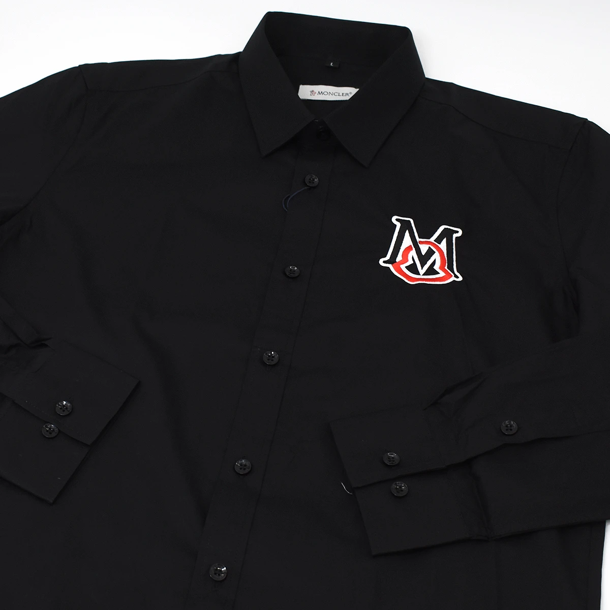 Camisa Manga Larga Moncler negra 5