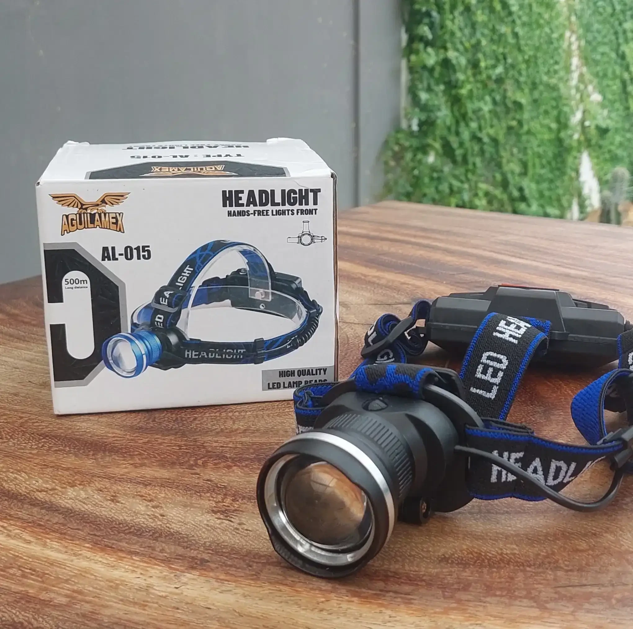 Lampara de cabeza Recargable AL-015 