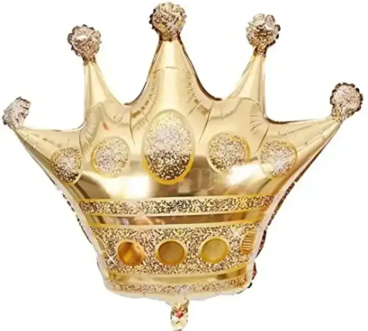 Globo metalizado corona chico 15 pulgadas  3