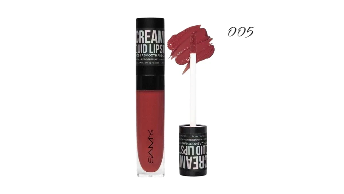 samy labial liquido cremoso tono 005