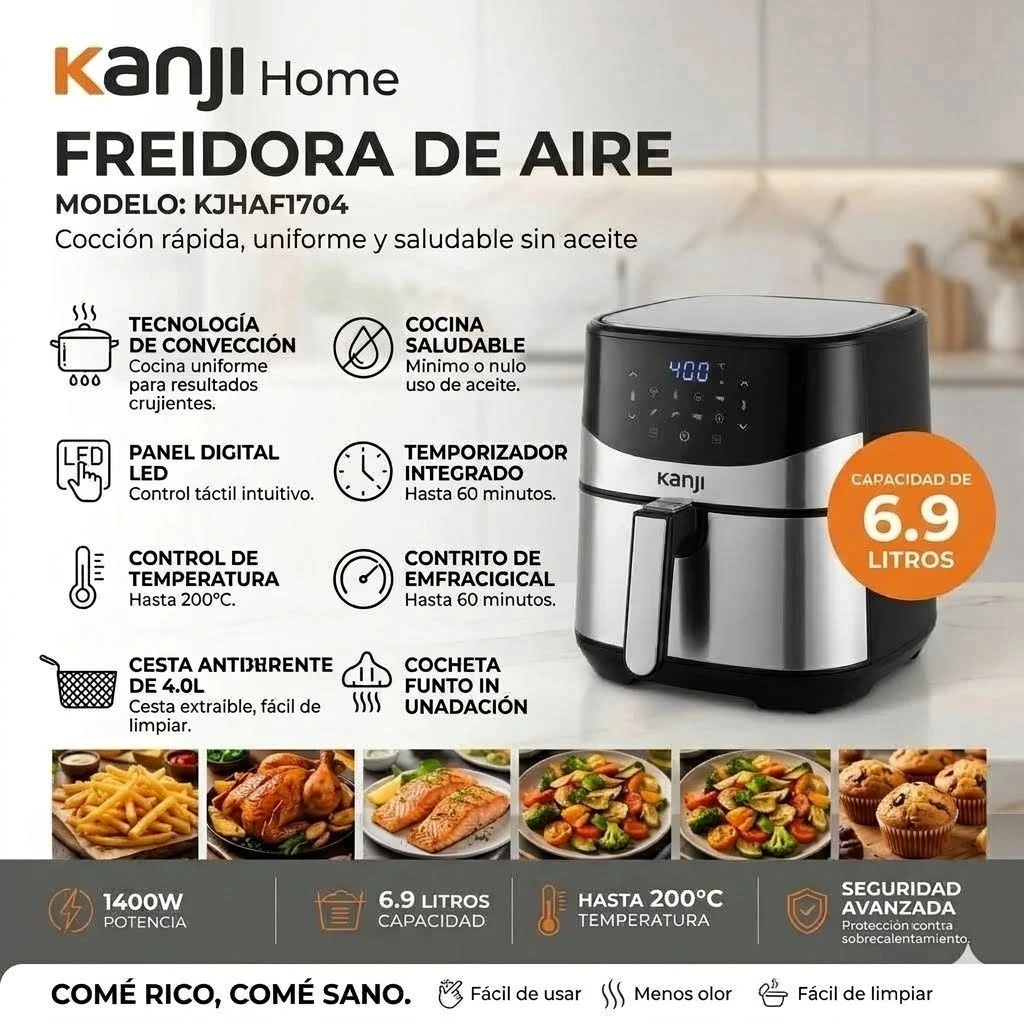FREIDORA DE AIRE KanjiHome