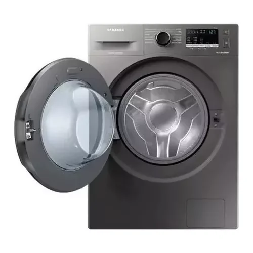 Lavarropas Samsung 7kg Ww70aa046bx Inverter Silver 1400rpm 2