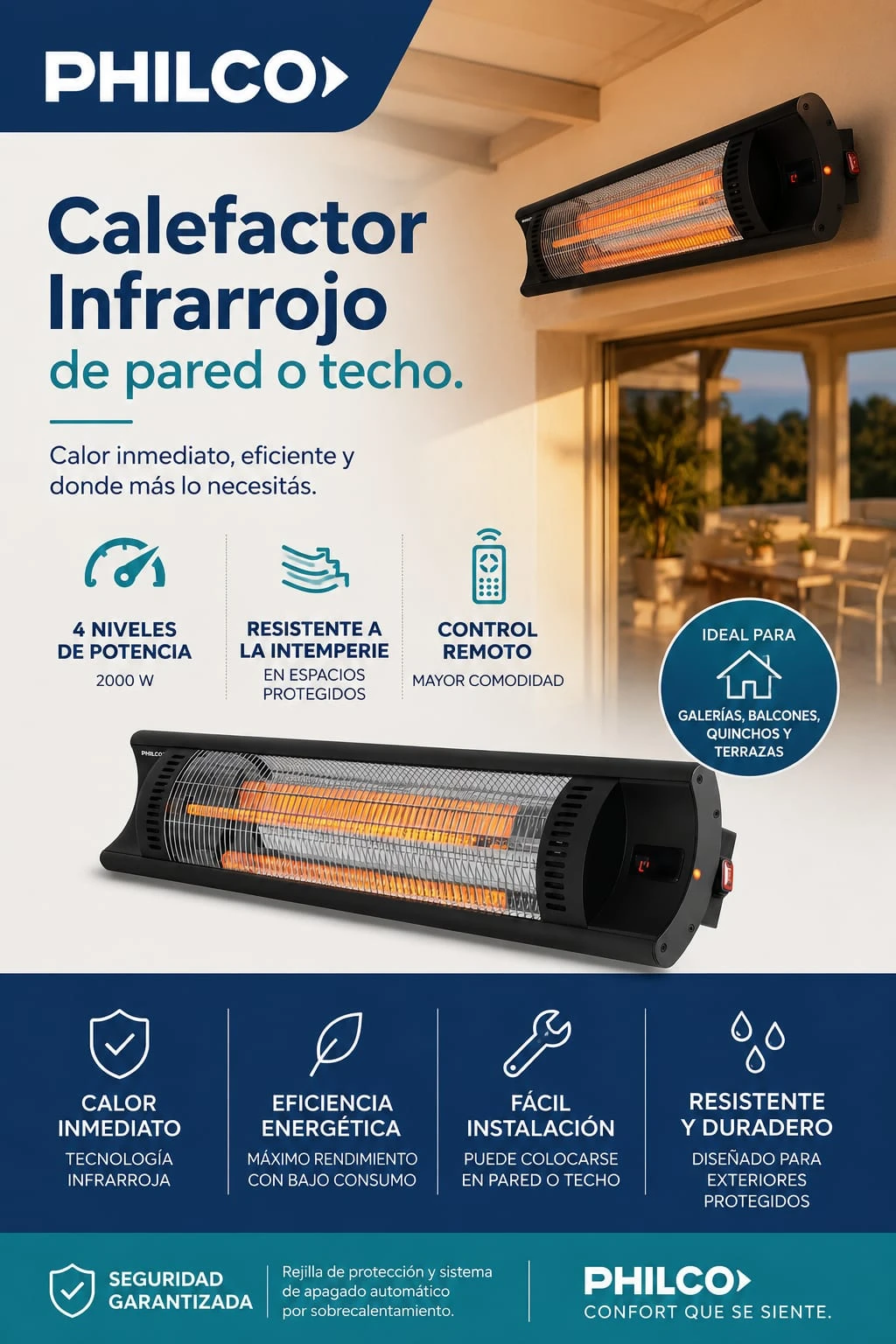 Calefactor Philco