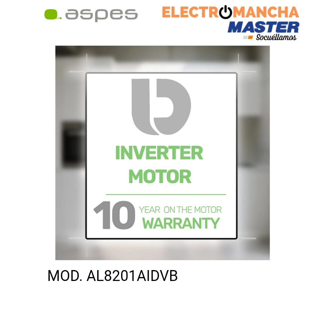LAVADORA ASPES AL8201AIDVB 8 KILOS 1200 RPM  CLASE A 6