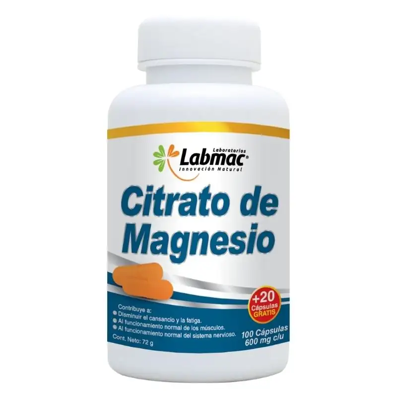 Citrato de Magnesio en Cápsulas 