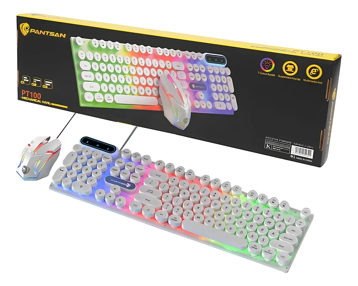 Combo Teclado RGB 2 en 1