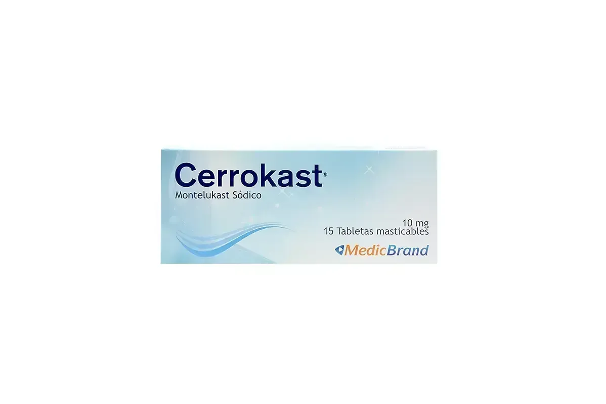 CERROKAST 10 MG X 15 TBL MASTICABLES