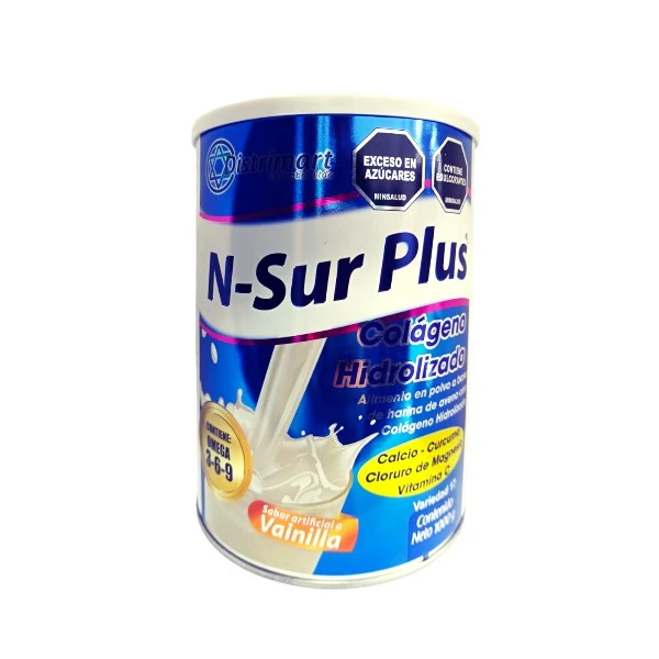 N-SUR PLUS COLAGENO 1000 GR VAINILLA